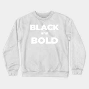 Black And Bold Crewneck Sweatshirt